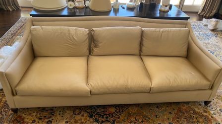 High-End Designer Sofa Style – Deep Seats  (TLC quick sale!)
