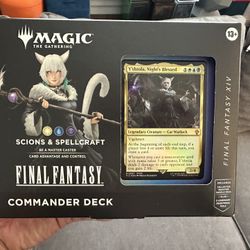 Mtg Final Fantasy - Scions And Spellcraft Commander Deck Edh 