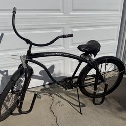 Beach Cruiser With Detachable Surf Rack