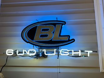 Bud Light Vintage Neon