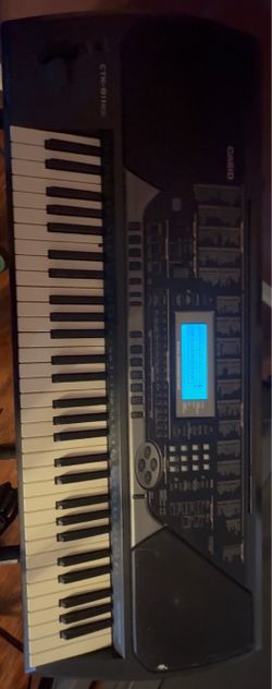 Casino. CTK-811EX 61- Key Keyboard/Synthesizer with stand and composer stand
