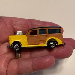 1979 HOT WHEELS WOOD WAGON HOT ROD made In Malaysia 