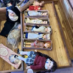 Lot Of Older Dolls