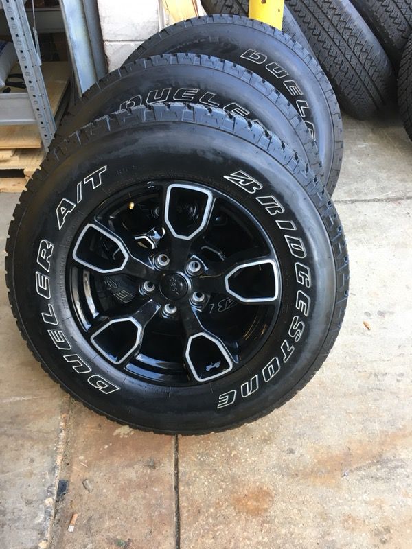 2018 Takeoff Jeep JK Wrangler Smokey Mountain Edition Wheels and Tires for  Sale in Orlando, FL - OfferUp