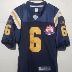 REEBOK 2008  NEW YORK JETS MARK SANCHEZ #6 NFL JERSEY MENS SIZE 48