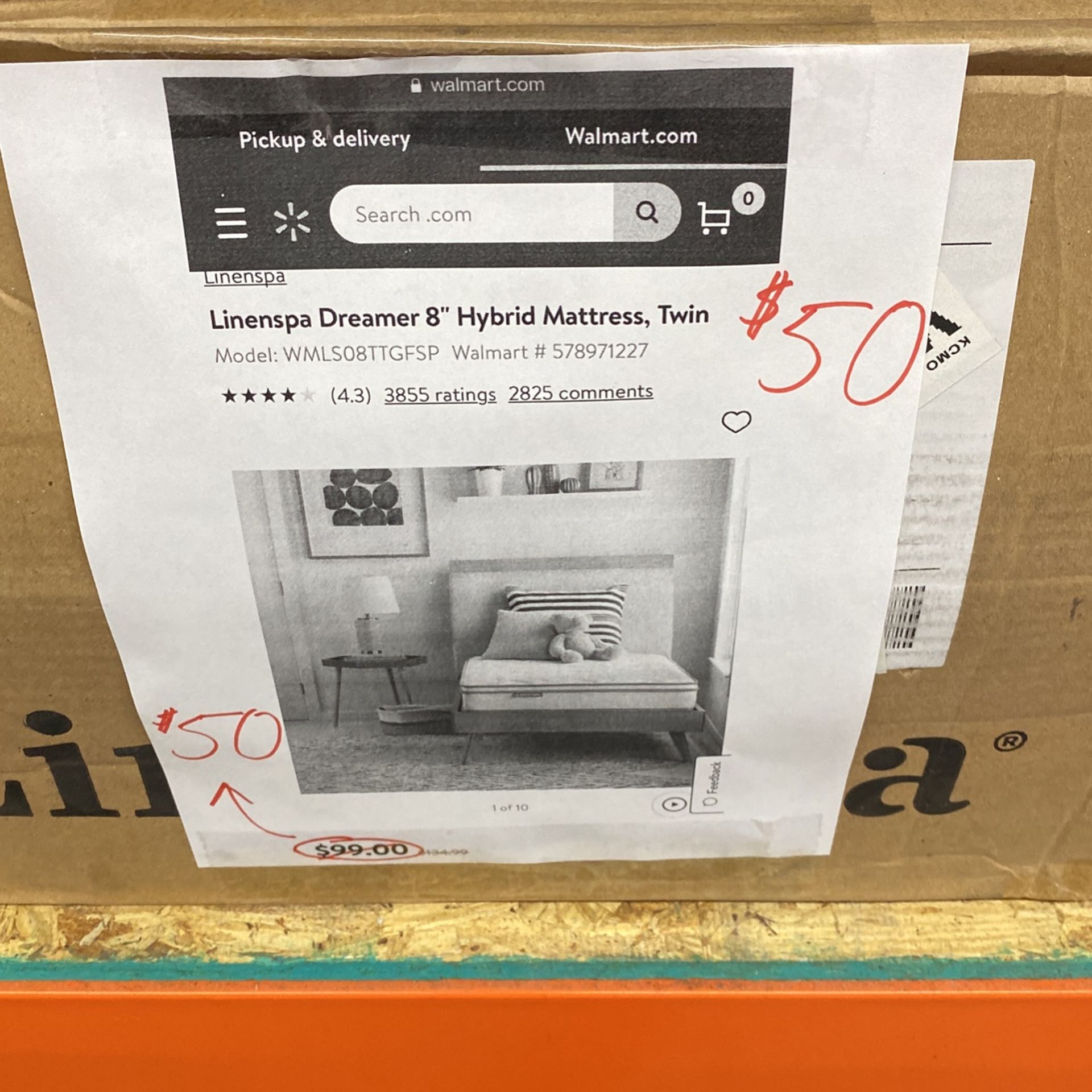Linenspa Dreamer 8 Twin Mattress for Sale in Fort Myers FL OfferUp