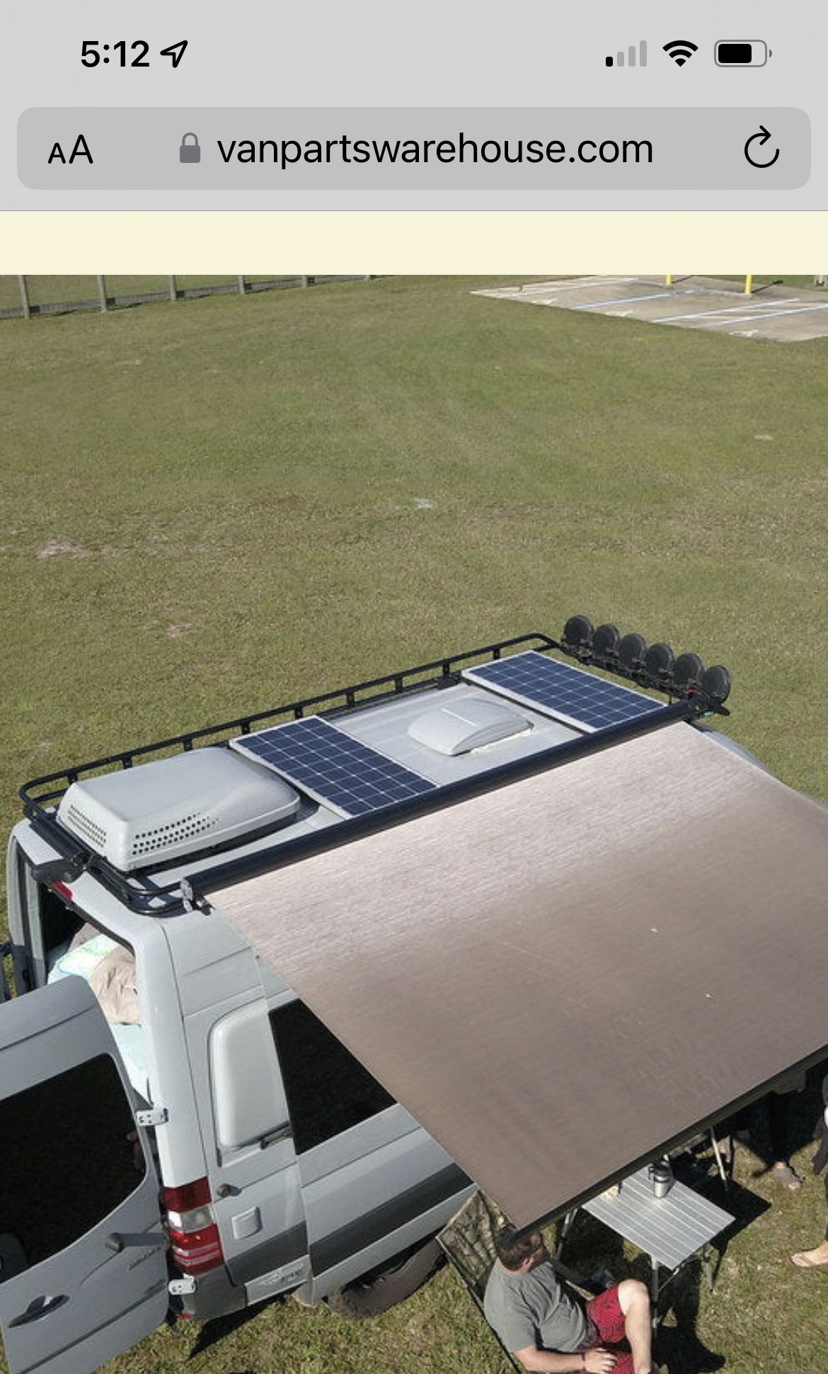 Sprinter 144 Roof Rack