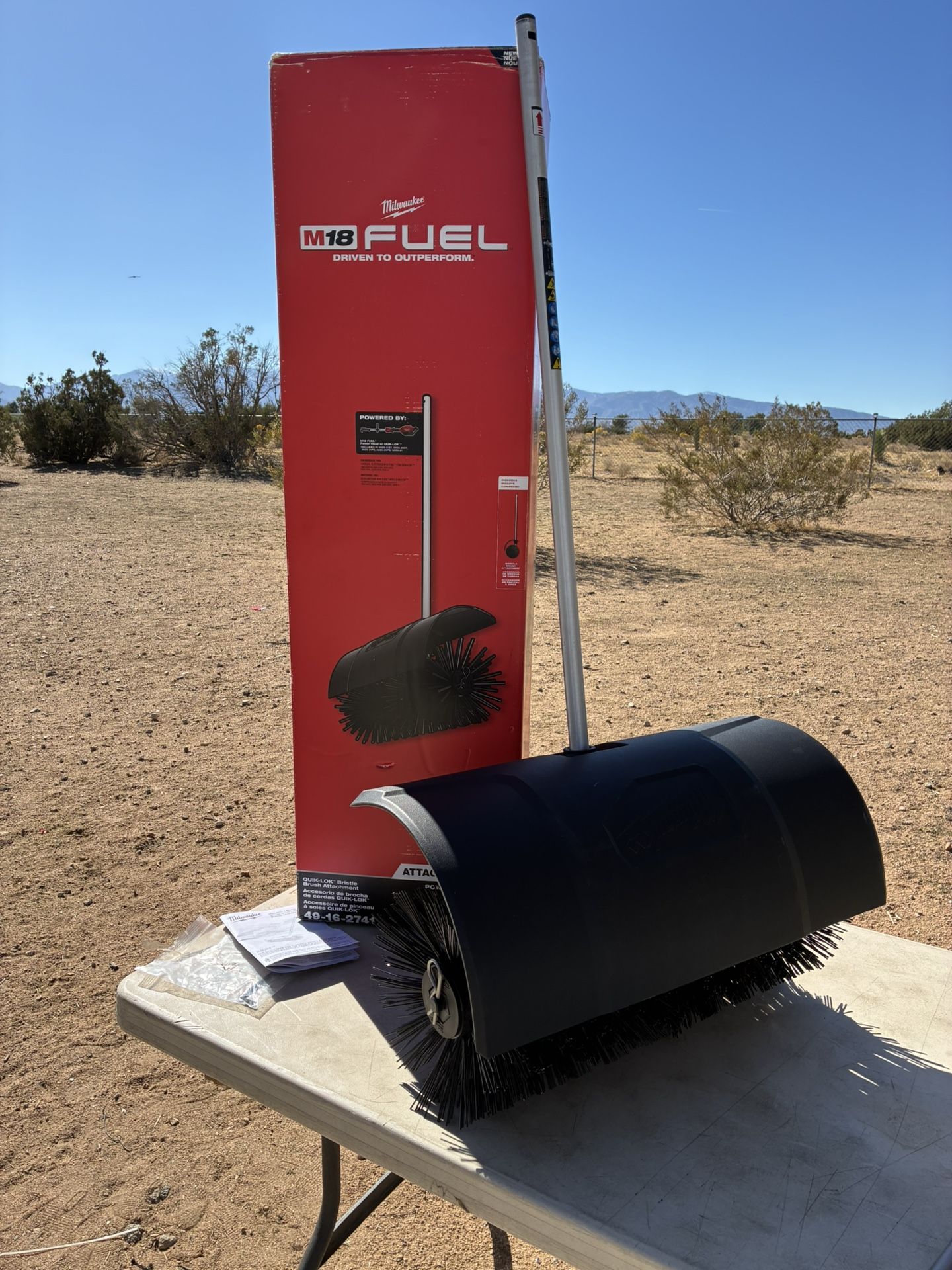 Milwaukee Fuel- Brush Attachment Only Compatible With QuikLok