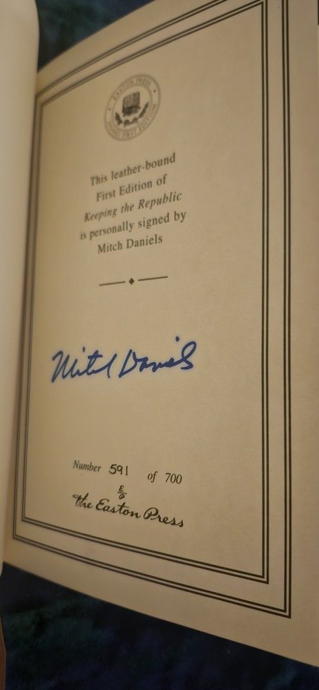 Keeping The Republic Signed 1st Edition
