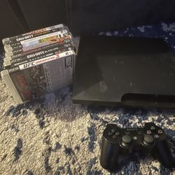 PlayStation 3 Slim 160GB Console With 8 Games 
