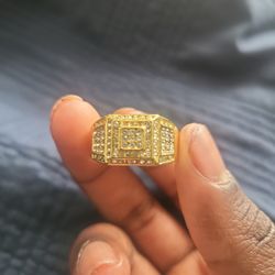 Iced Out Pinky Ring
