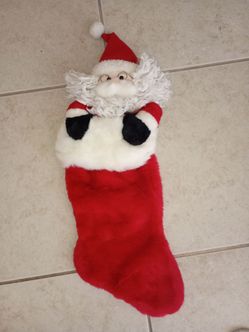 Santa Claus Christmas stocking