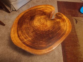 Unique Live Edge solid wood coffee/accent table