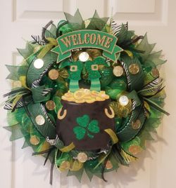 St Patrick's Day Wreath