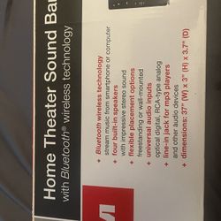 RCA HOME THEATER SOUND BAR