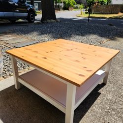 IKEA Hemnes White/Wood Coffee Table-Excellent Condition!