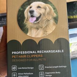 New Rechargeable Pet Clippers