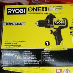 RYOBI 18V Brushless 1/2" Hammer Drill