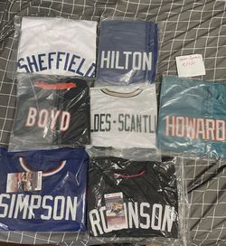 Autographed sports jerseys