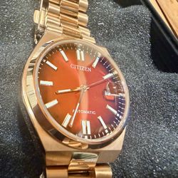 New Citizen Tsuyosa Rose Gold Automatic Watch