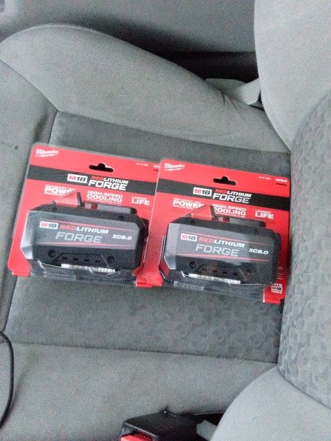 Milwaukee M18 Red Lithium Forged Batteries