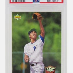 Derek Jeter (New York Yankees) 1993 Upper Deck Baseball RC Rookie Card #449 - PS