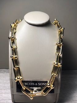 Hardware Necklace 14K Gold Plated over Sterling Silver