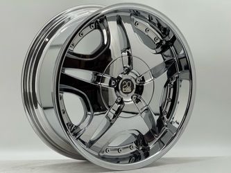 4PC 20" TIS Wheels Style TIS03 20X8.5 CHROME finish 5 lug 5X139.7  ET18 #