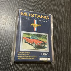 Brand New Sealed Set Of Ford Mustang Collectible Cards Limited To 50,000 Sets