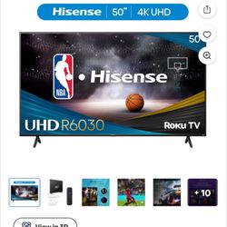 50" Hisense Roku Smart TV 