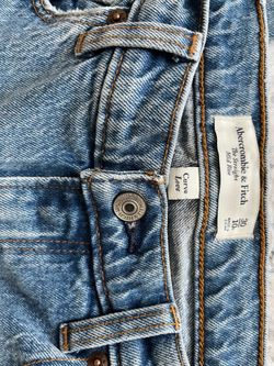Abercrombie & Fitch Curve Love Straight leg jeans
