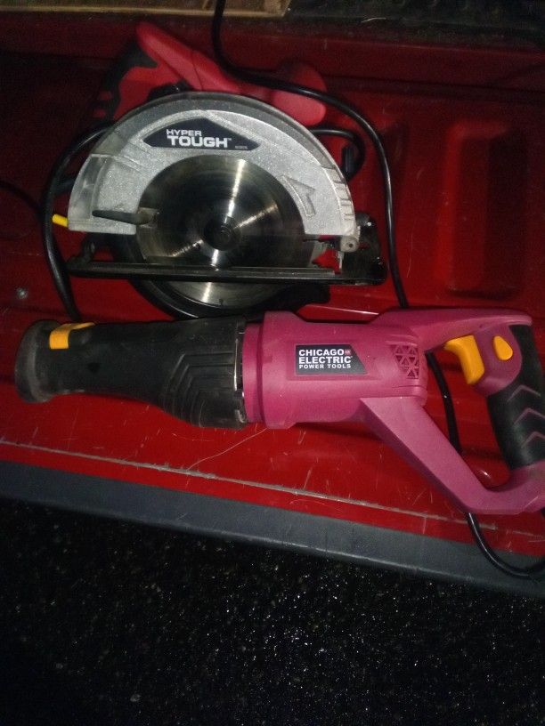 Electric Skill Saw And Sawzall