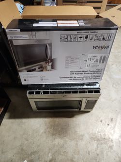 1.7 Cu. Ft. Whirlpool HOOD Combination Microwave