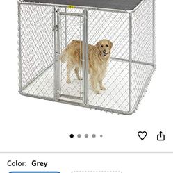 Metal Dog Kennel 6’x 6’ x 4’