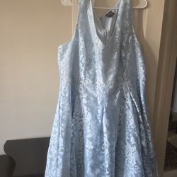 Short Blue Dress Torrid Size 22