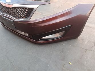 2013-2015 Kia Optima Complete Front Bumper With All The Accessories And Inner Fillers Oem. 