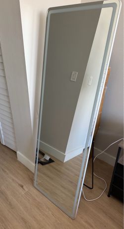Full-Length LED Floor Mirror