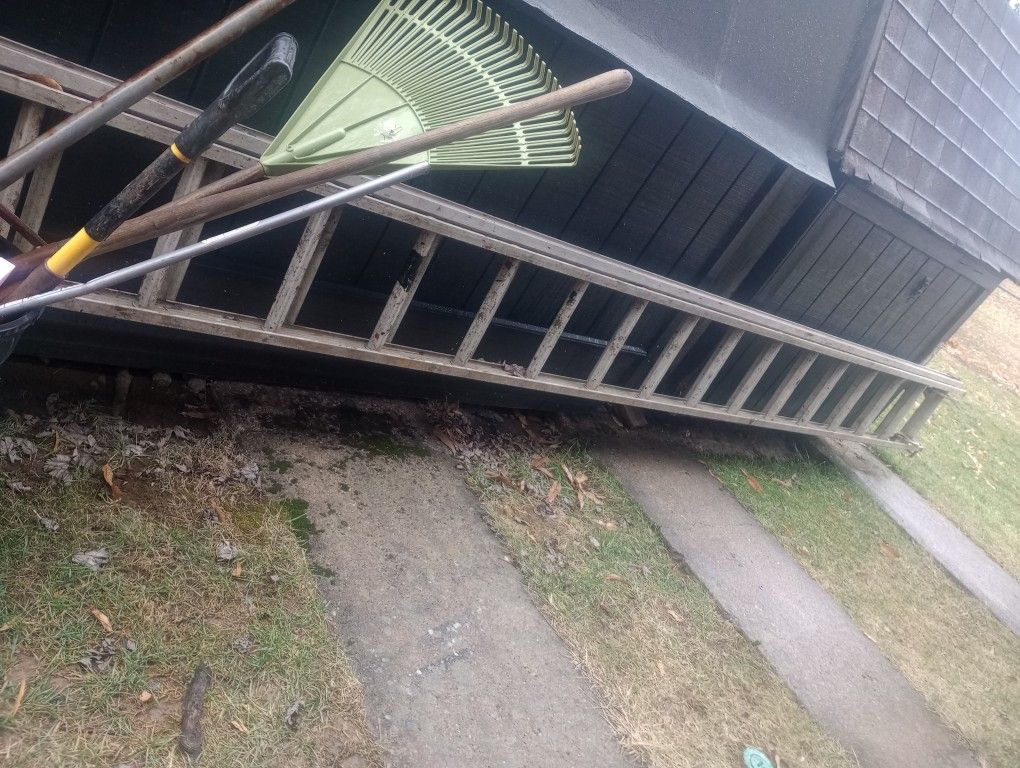 36ft Aluminum Extension Ladder