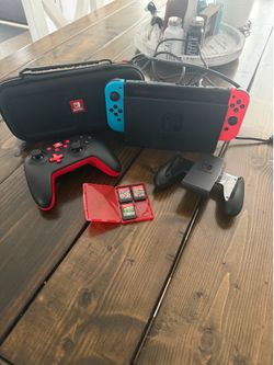 Nintendo Switch V2 with accessories