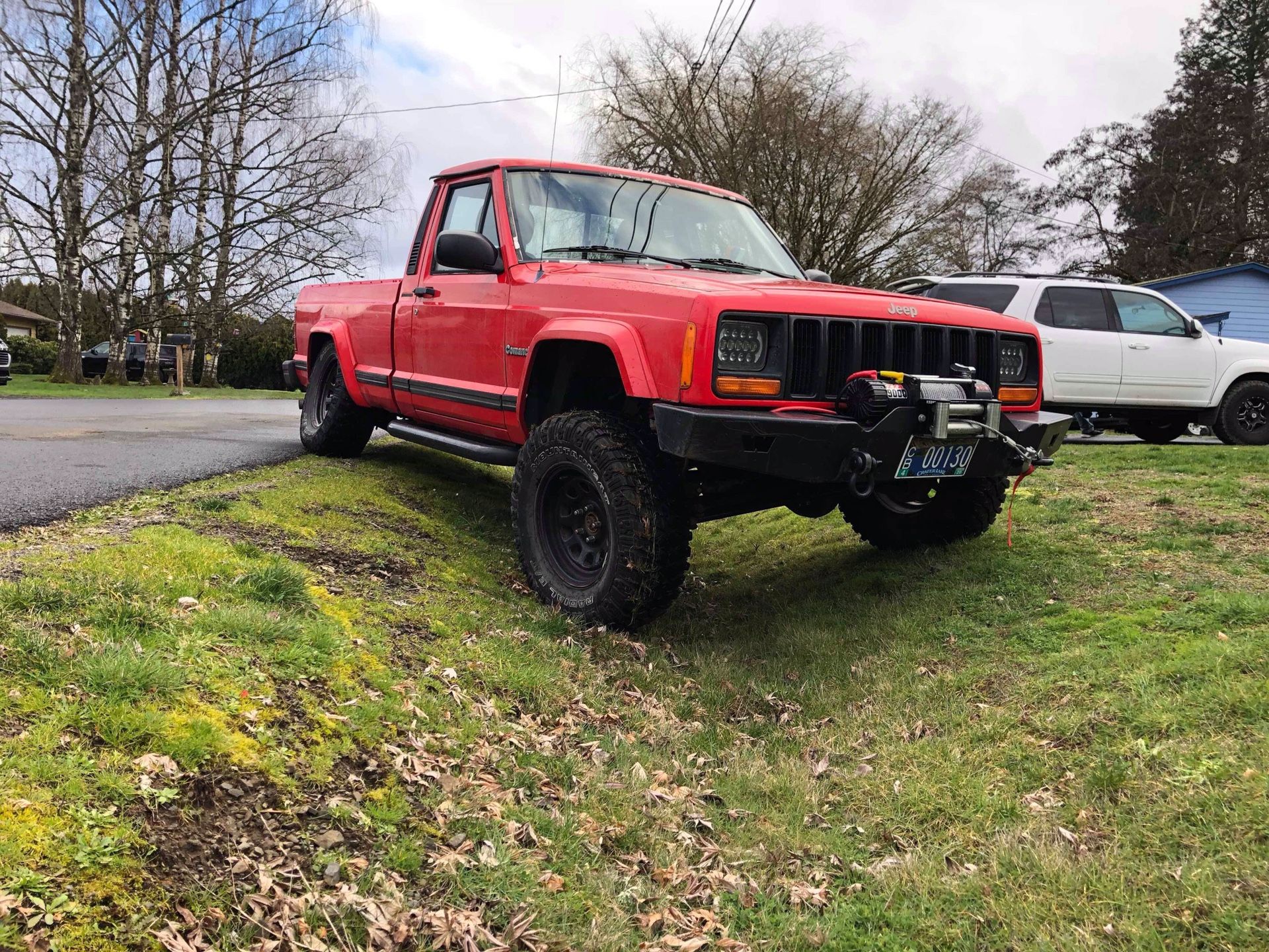 84-01 Cherokee xj warn winch bumper