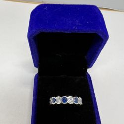 CZ Silver Eternity Ring