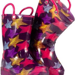 Size 5 Rain Boots New Kids
