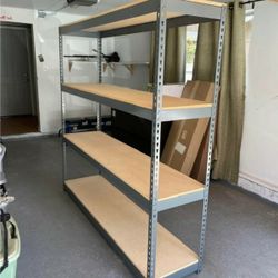 Industrial Shelving 72 in W x 18 in D Garage Warehouse Storage Rack