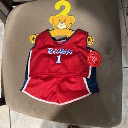New Build A Bear Basketball Set
