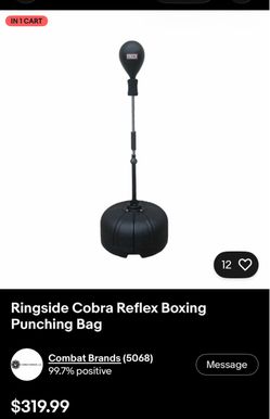Professional Cobra Reflex Punching Bag