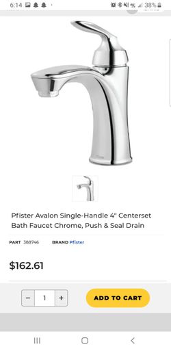 Pfister Single Hole Faucet 