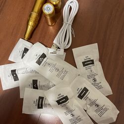 Permanent Makeup N Tattoo Machine With Some Cartridge