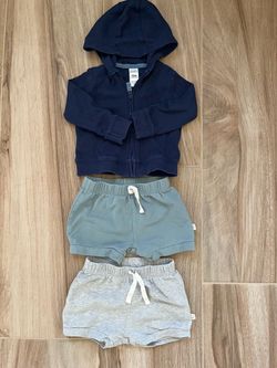 Carter's Baby 12M Hoodie and Shorts Bundle