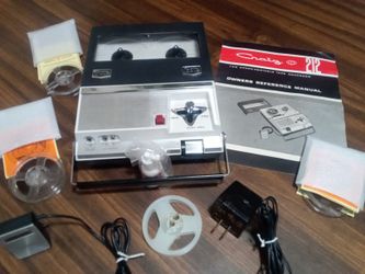 RECONDITIONED, FULLY FUNCTIONING VINTAGE TAPE RECORDER & EXTRAS