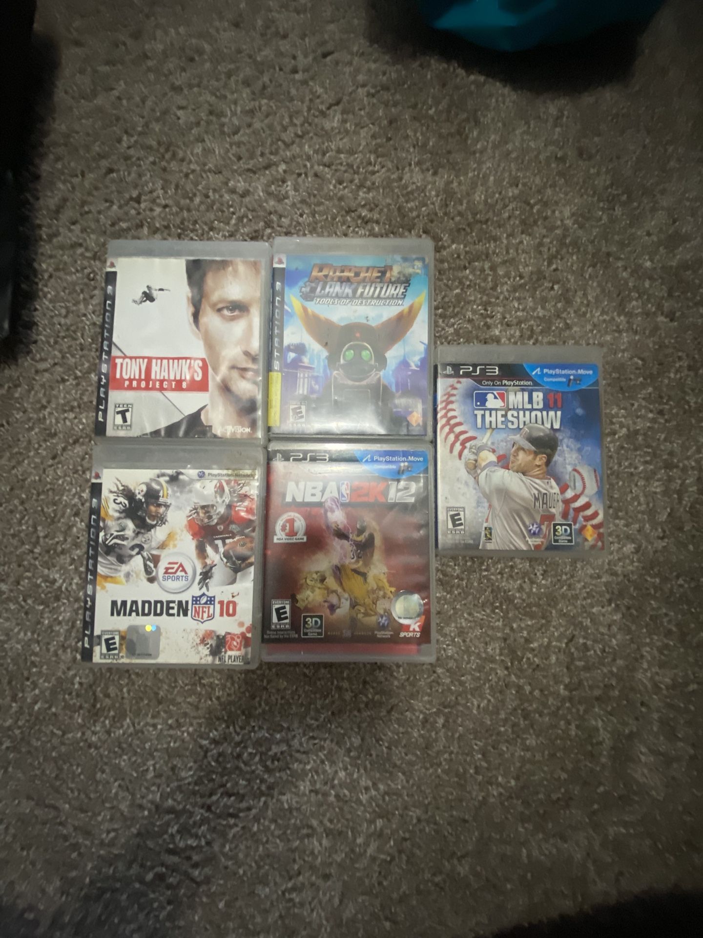 FIVE PlayStation 3 Games